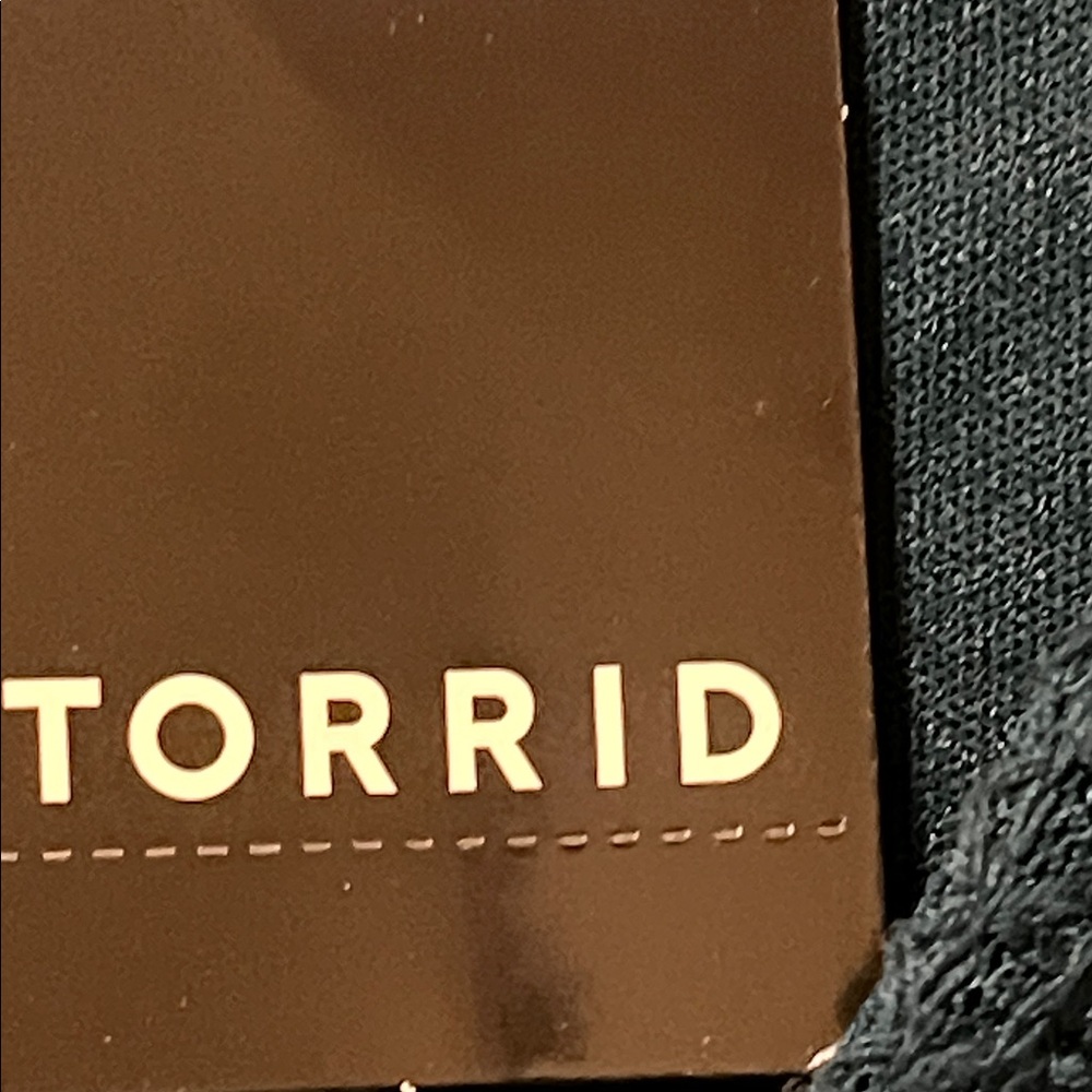 TORRID Teal Patterned Long Sleeve Dress - Picture 3 of 12